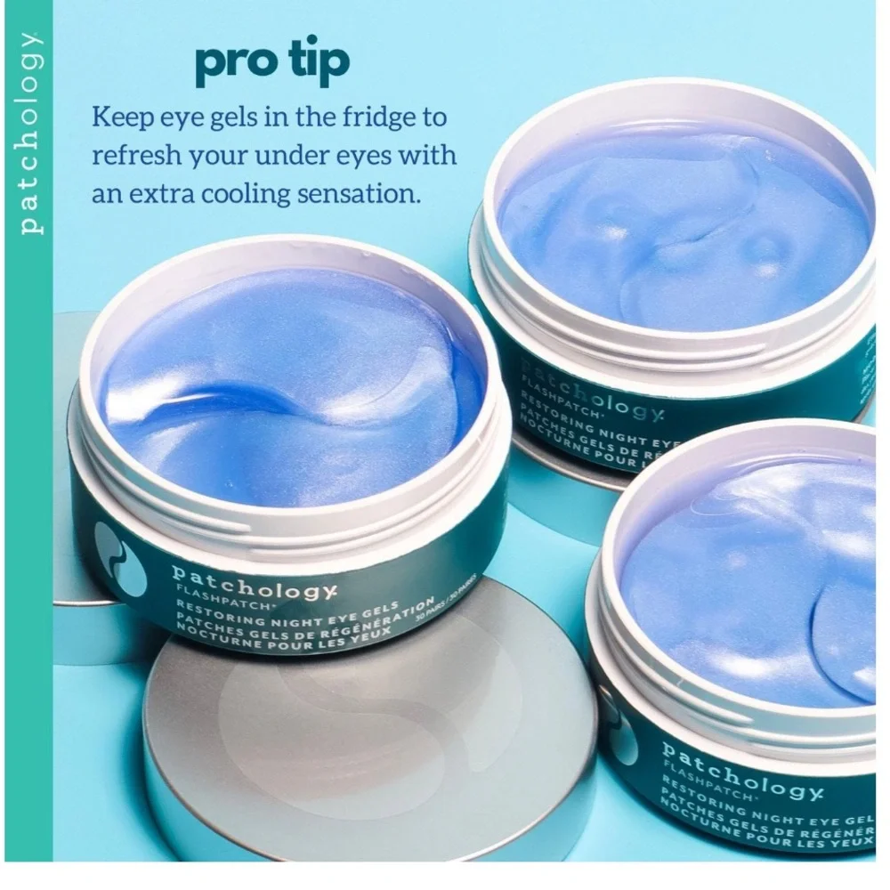 PATCHOLOGY FlashPatch Restoring Night Eye Gels 15pr $40 NIB